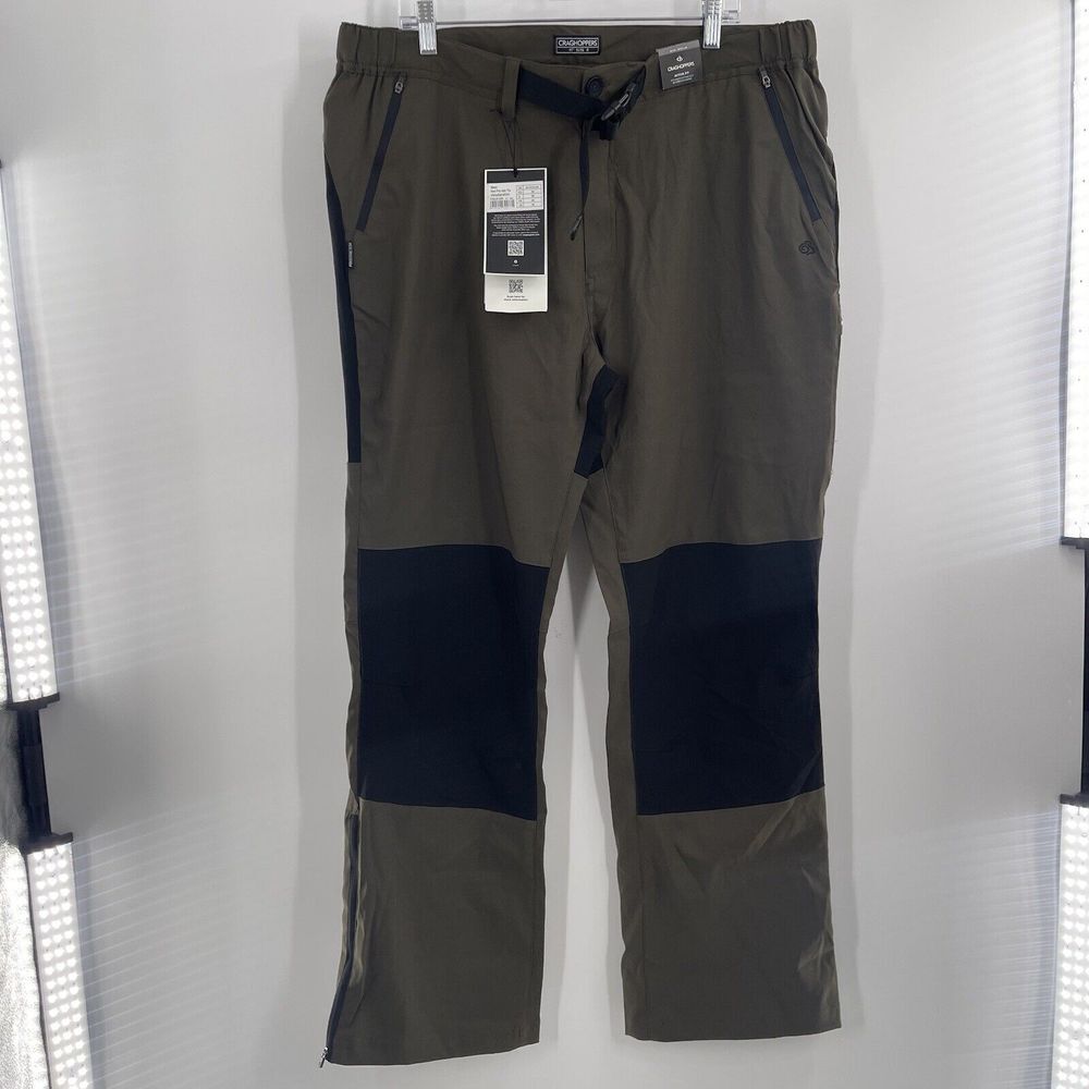 Craghoppers Classic Kiwi Pro Adventure Pants Woodland Green Trouser Mens 40R‎